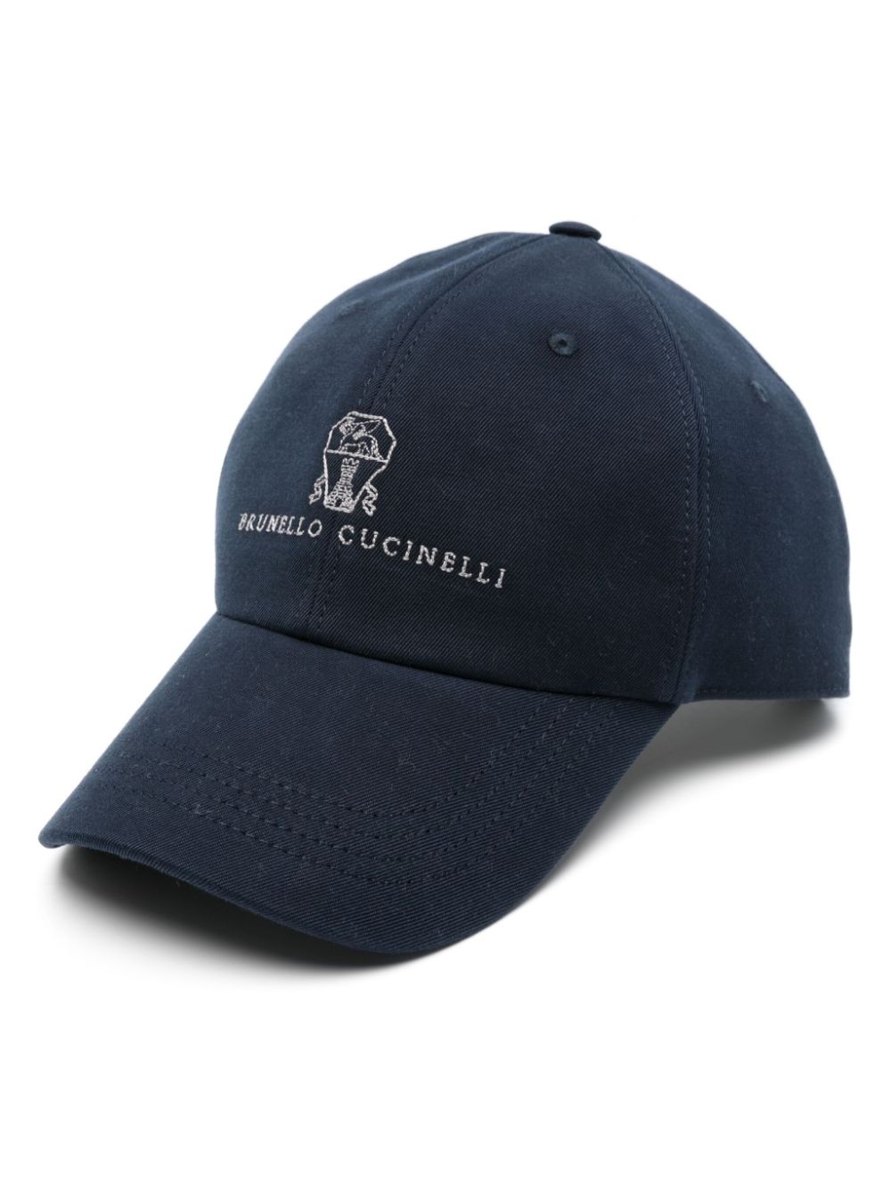 Brunello Cucinelli BRUNELLO CUCINELLI- Logo Cotton Baseball Cap