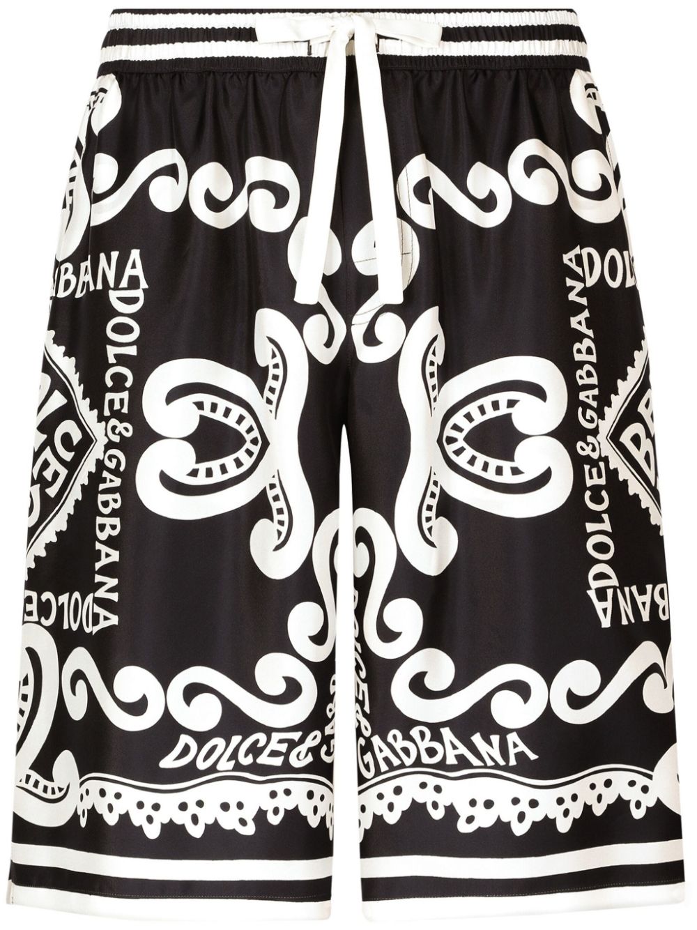 Dolce & Gabbana DOLCE & GABBANA- Silk Bermuda Shorts