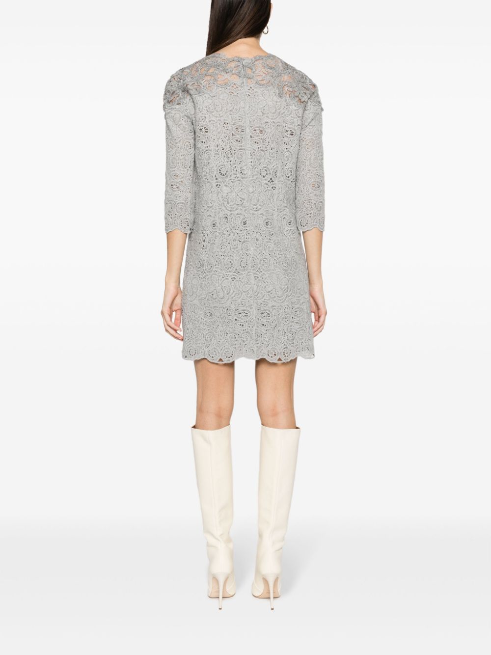 Ermanno Scervino ERMANNO SCERVINO- Wool Blend Short Dress