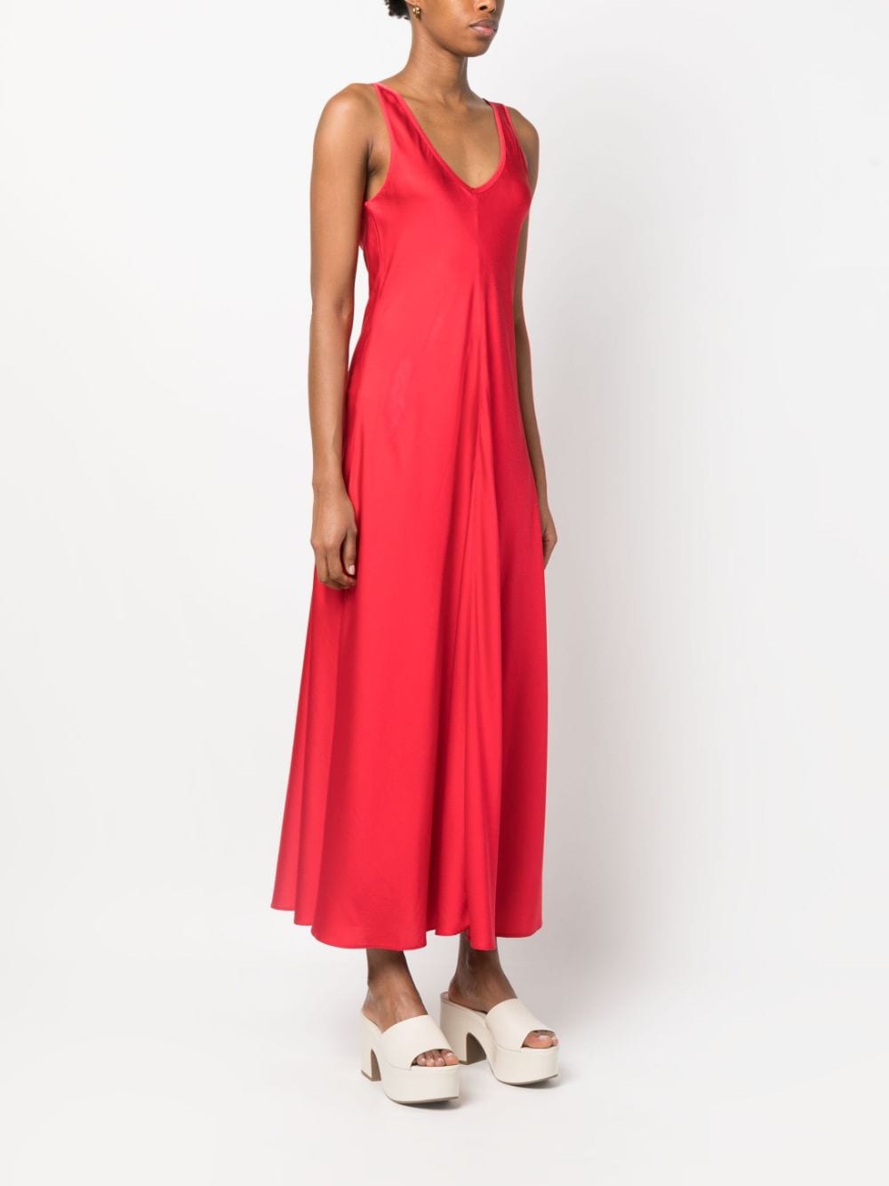 Forte Forte FORTE FORTE- Sleeveless Silk Satin Long Dress