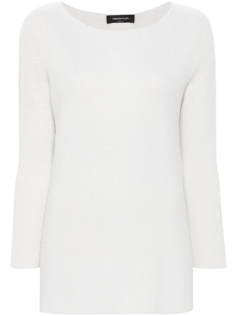 Fabiana Filippi FABIANA FILIPPI- Wool Blend Boatneck Sweater