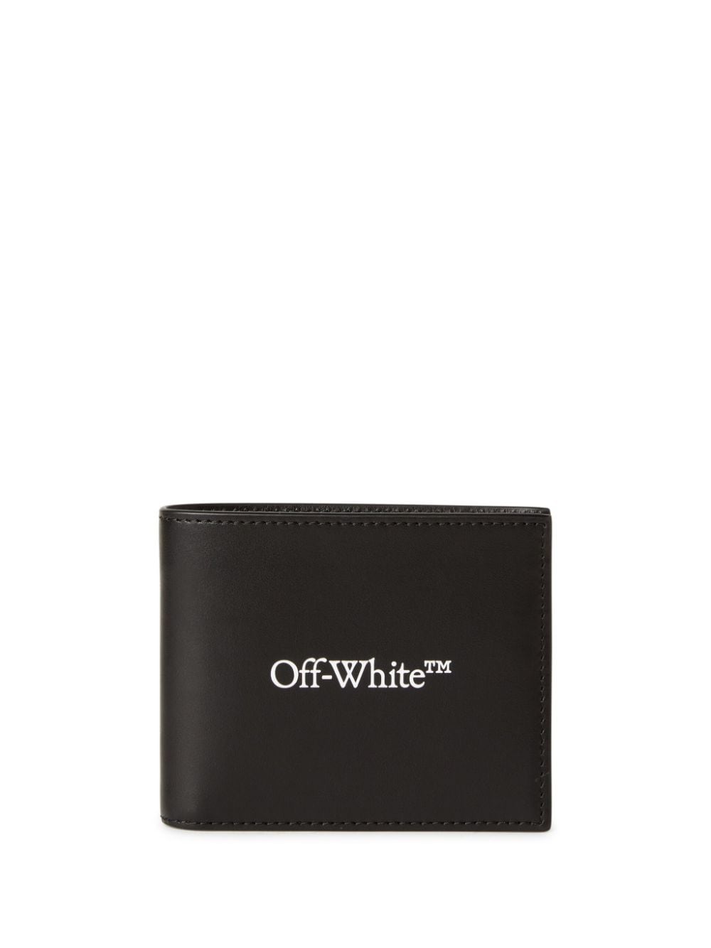 OFF-WHITE OFF-WHITE- Logo Leather Wallet