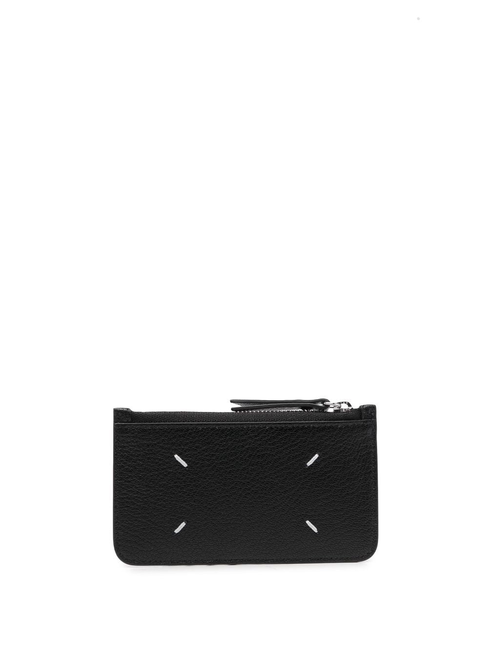 Maison Margiela MAISON MARGIELA- Credit Card Holder In Leather