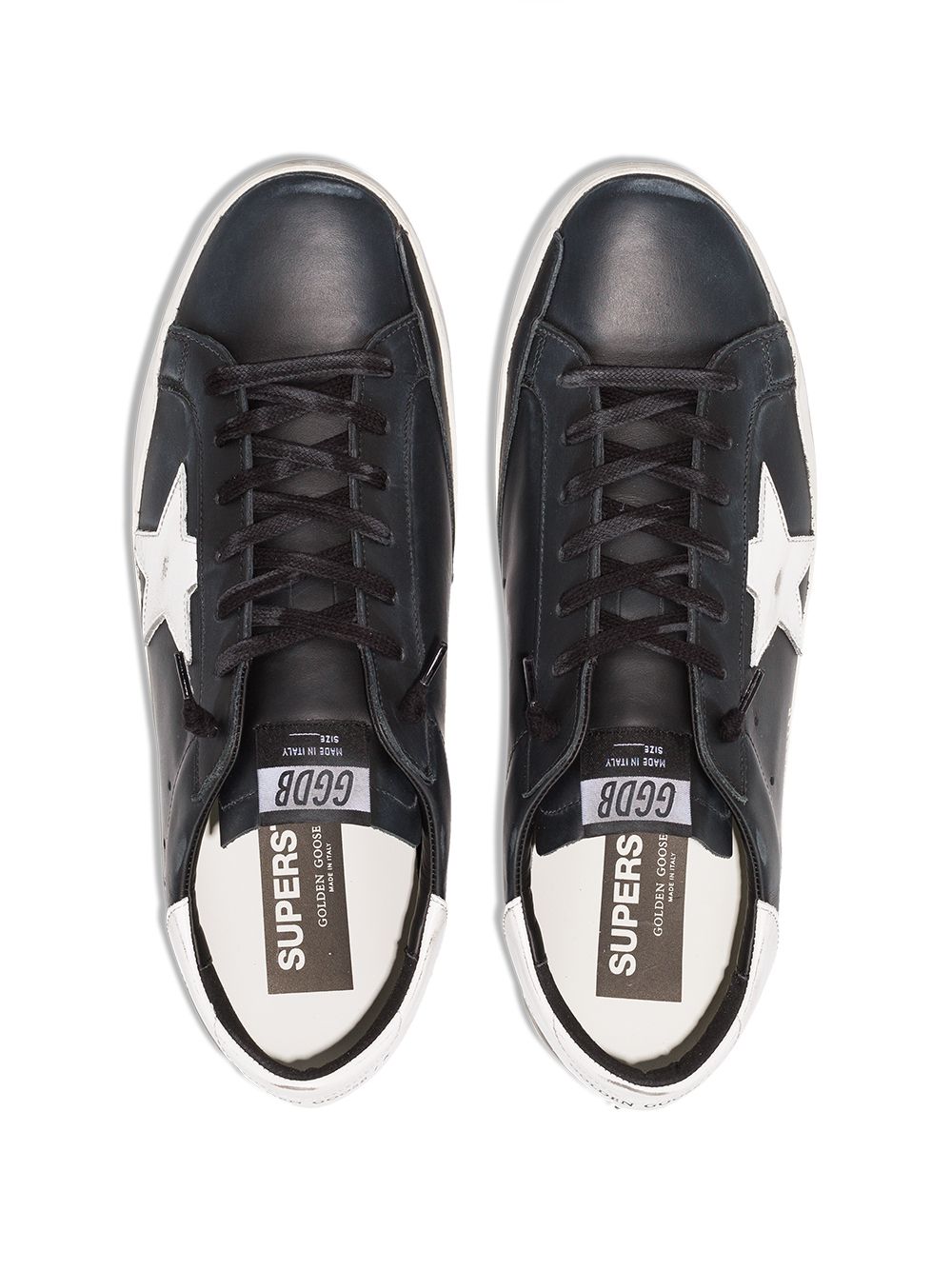 Golden Goose GOLDEN GOOSE- Super-star Leather Sneakers