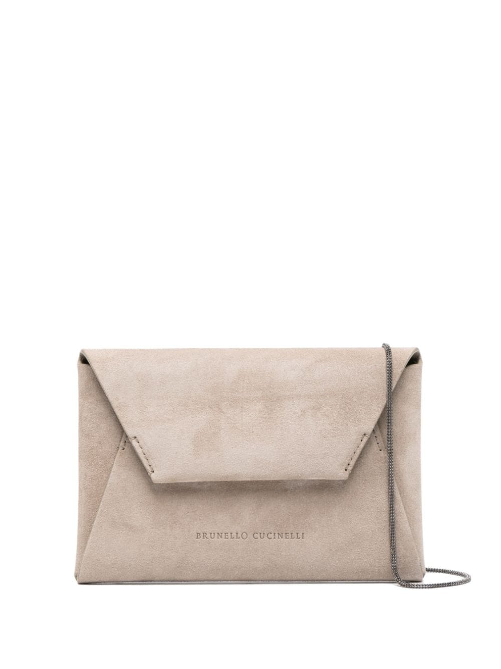 Brunello Cucinelli BRUNELLO CUCINELLI- Suede Leather Crossbody Bag