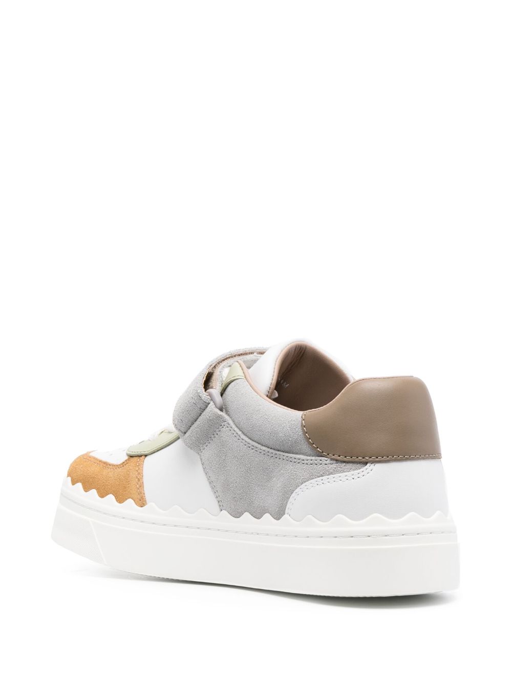 Chloé CHLOÉ- Lauren Touch Strap Sneakers