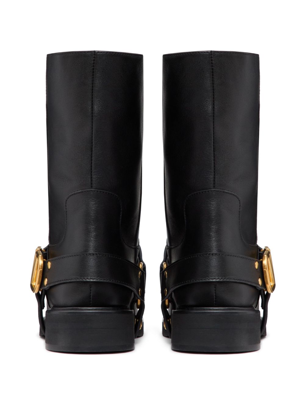 VALENTINO GARAVANI VALENTINO GARAVANI- Vlogo Signature Leather Boots