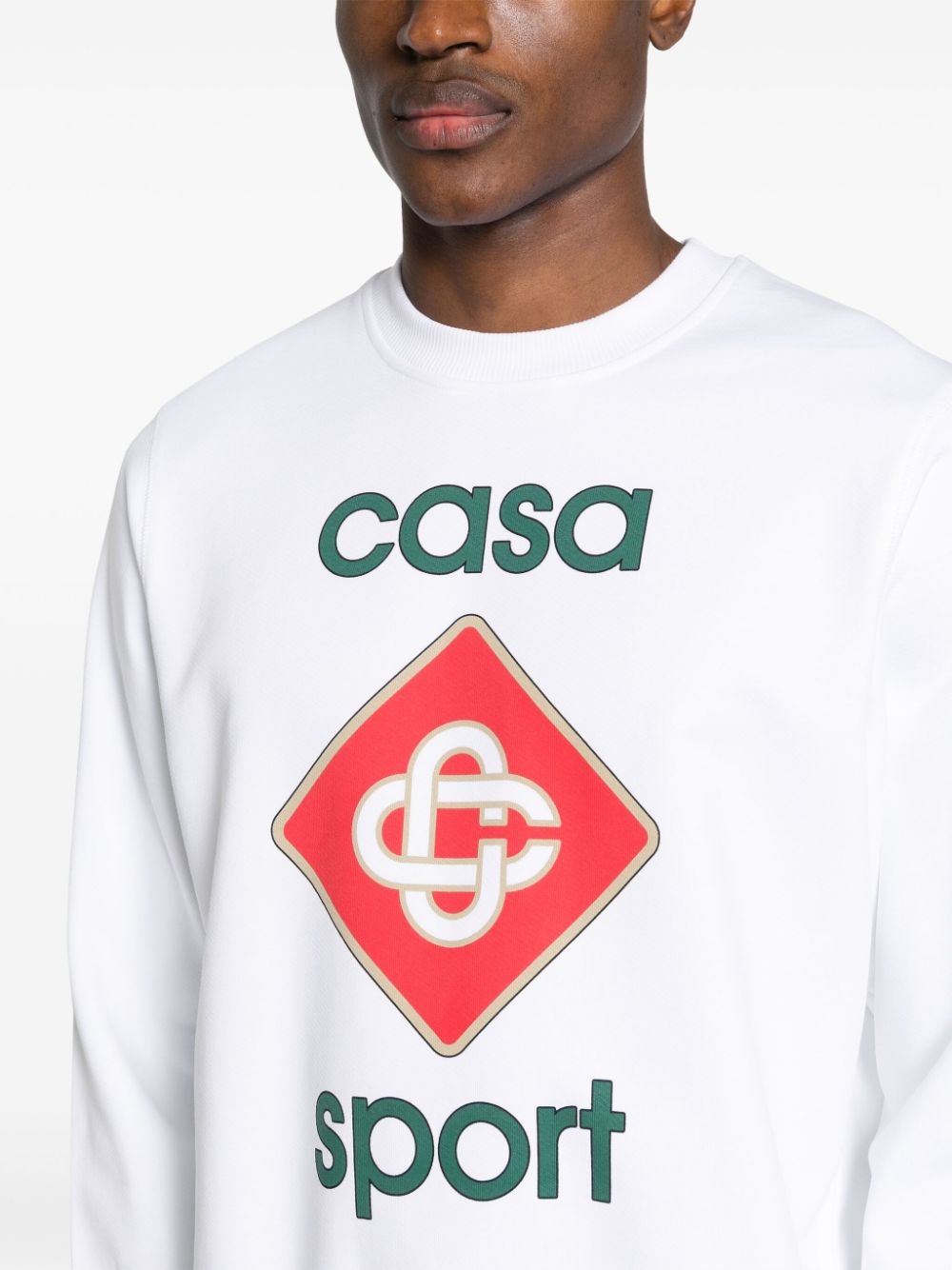 Casablanca CASABLANCA- Logo Organic Cotton Sweatshirt