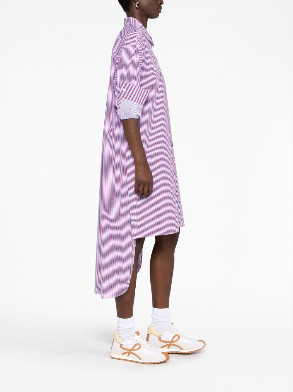 Loewe LOEWE- Striped Cotton Shirt Dress