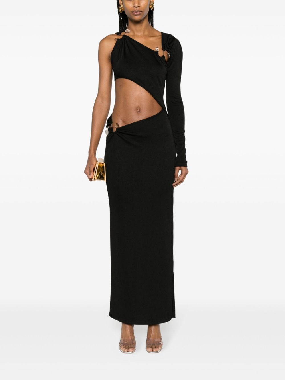 Christopher Esber CHRISTOPHER ESBER- Cut-out One-shoulder Long Dress