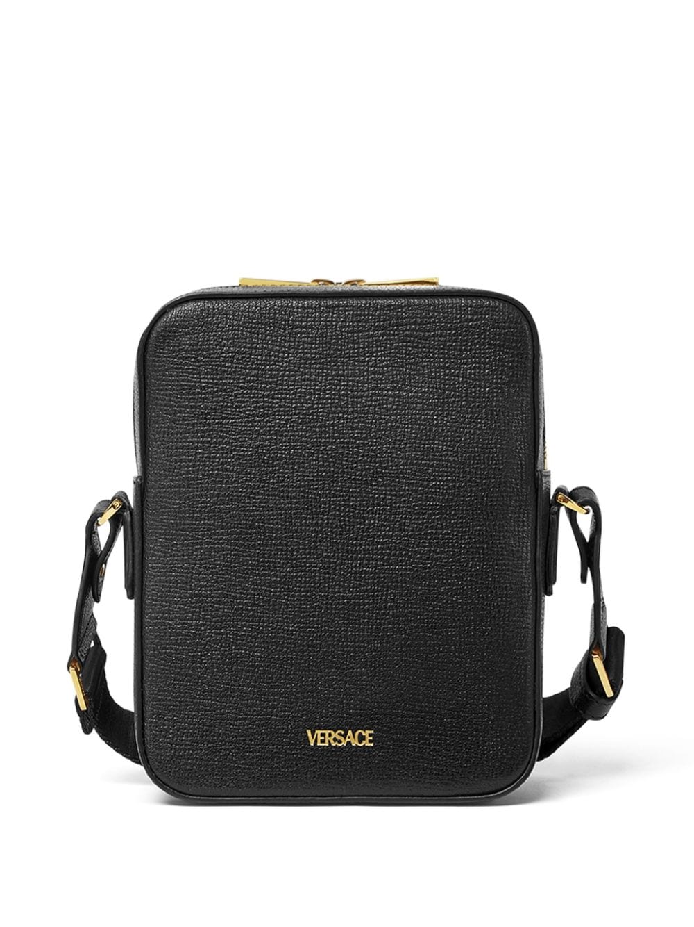 Versace VERSACE- Medusa Biggie Leather Crossbody Bag