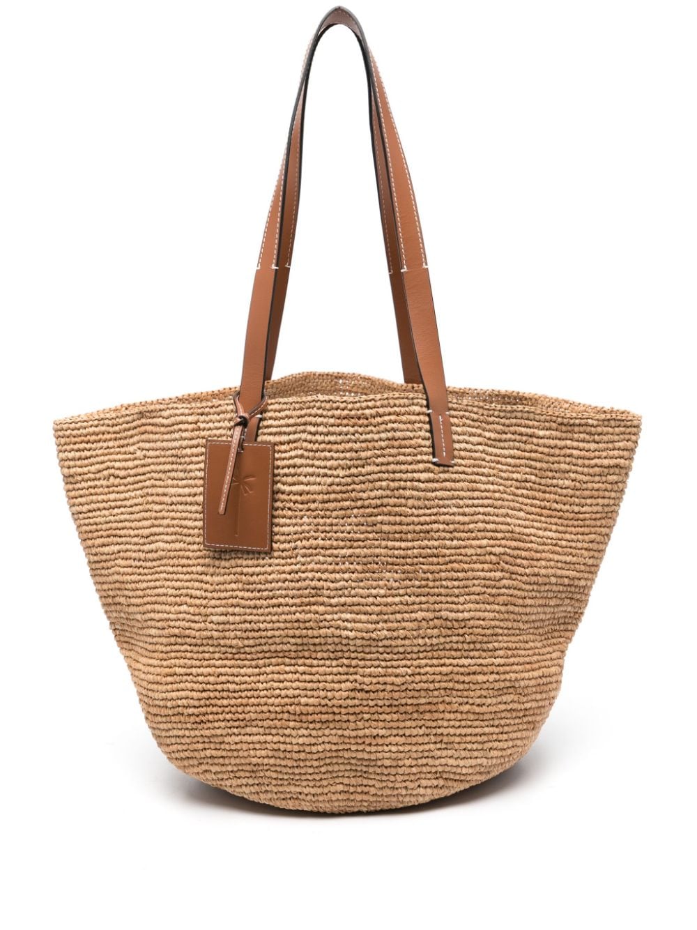 Manebi MANEBI- Basket Raffia Tote Bag