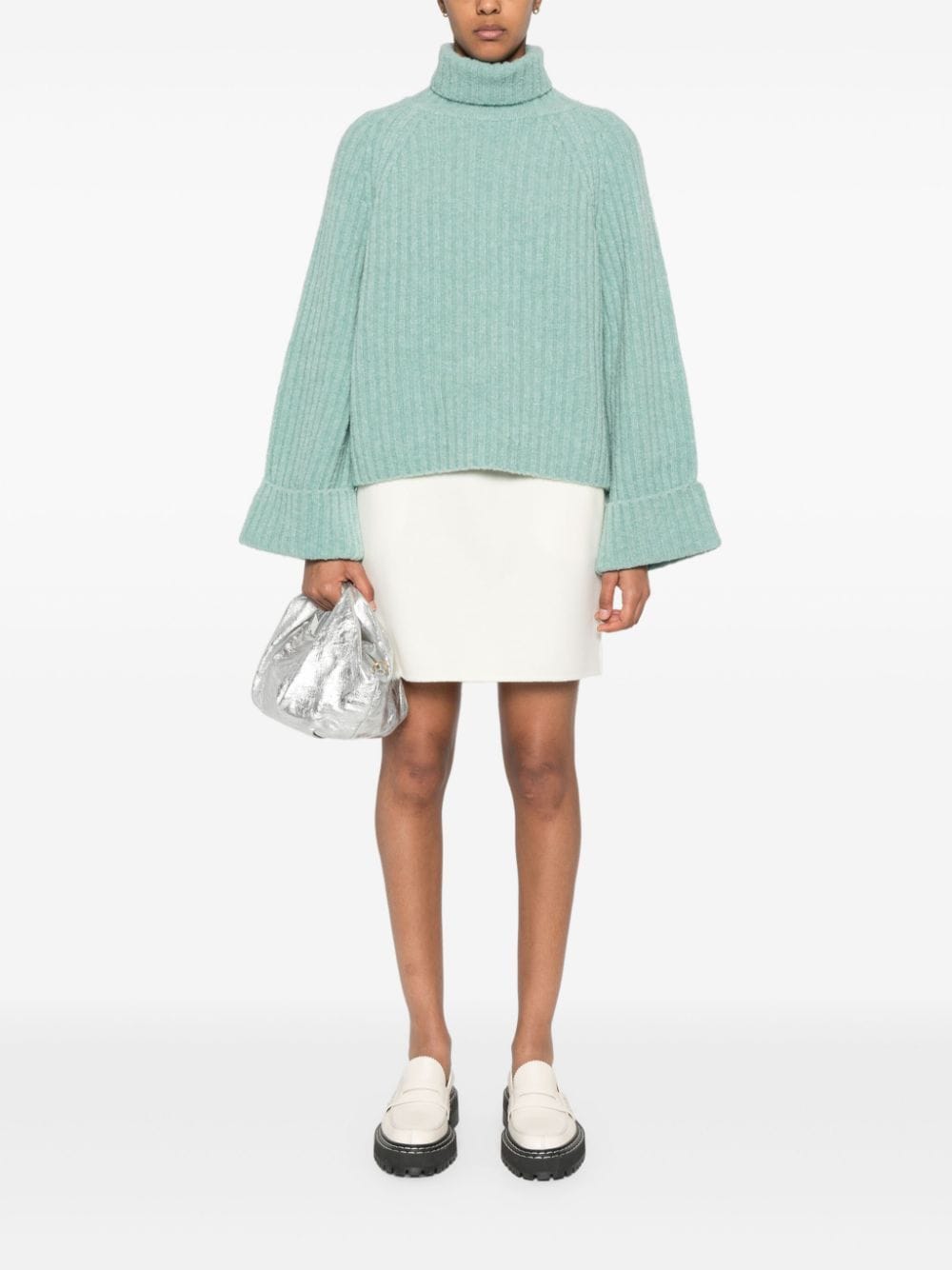 Max Mara MAX MARA- Wool Mini Skirt