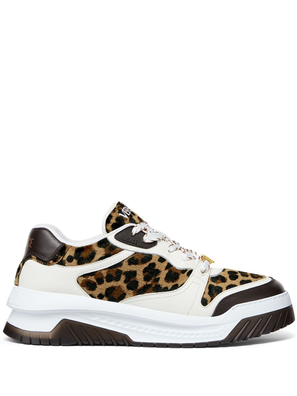 Versace VERSACE- Odissea Leather Sneakers