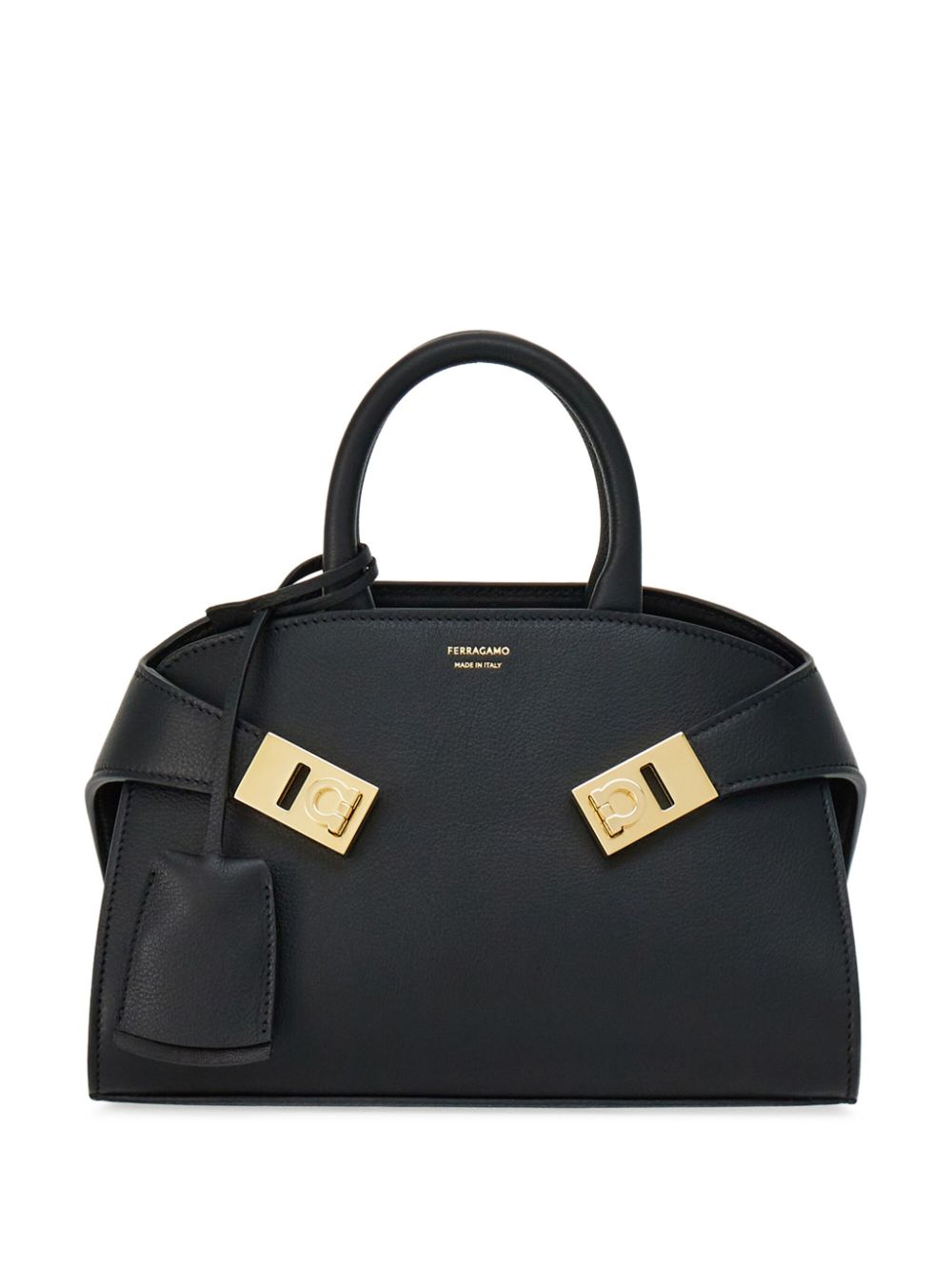 Ferragamo FERRAGAMO- Hug Soft Mini Leather Handbag