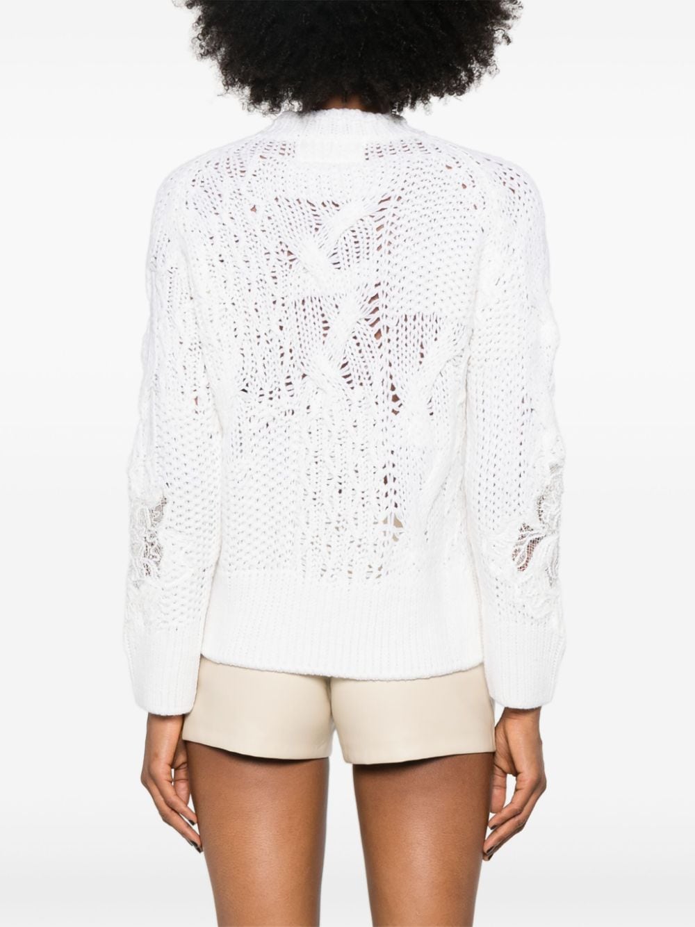 Ermanno Scervino ERMANNO SCERVINO- Embroidered Wool Sweater