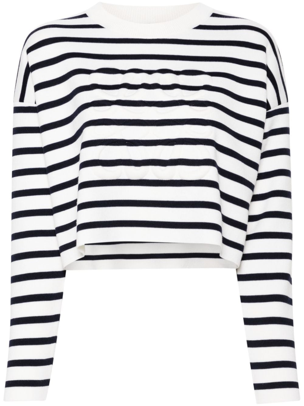 Loewe LOEWE- Anagram Striped Wool Sweater