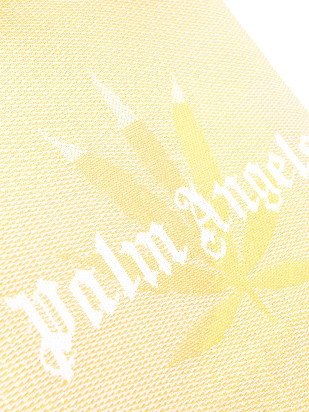 PALM ANGELS PALM ANGELS- Rafia Logo Shopping Bag