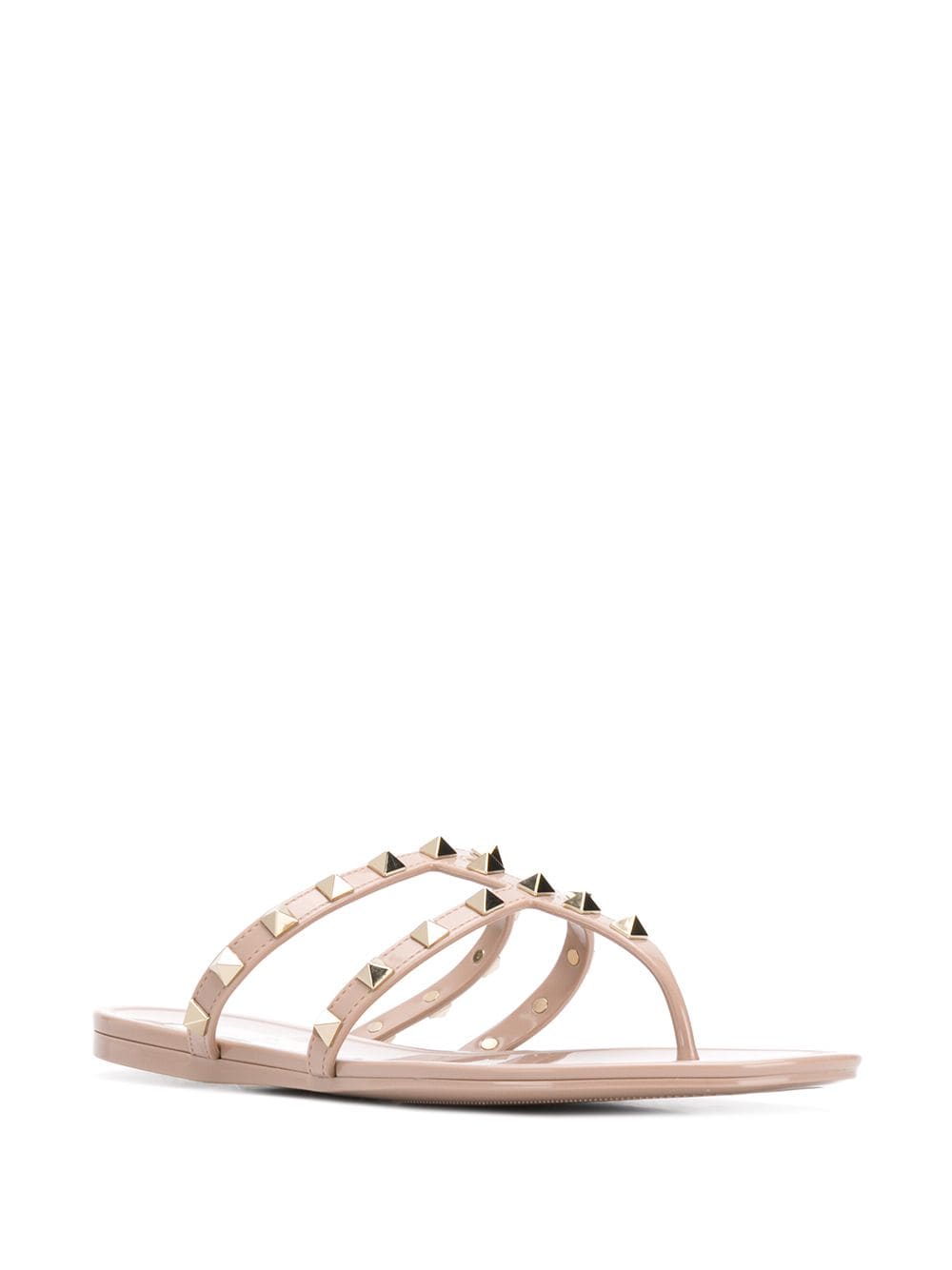 VALENTINO GARAVANI VALENTINO GARAVANI- Rockstud Rubber Thong Sandals