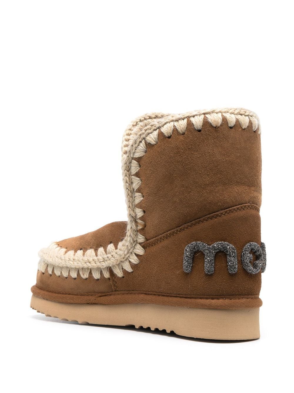 Mou MOU- Eskimo 18 Glitter Logo Ankle Boots