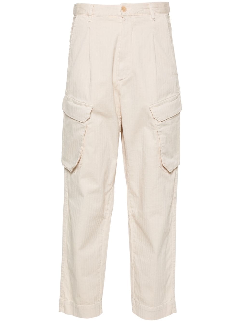 Semicouture SEMICOUTURE- Bianca Cotton Cargo Trousers