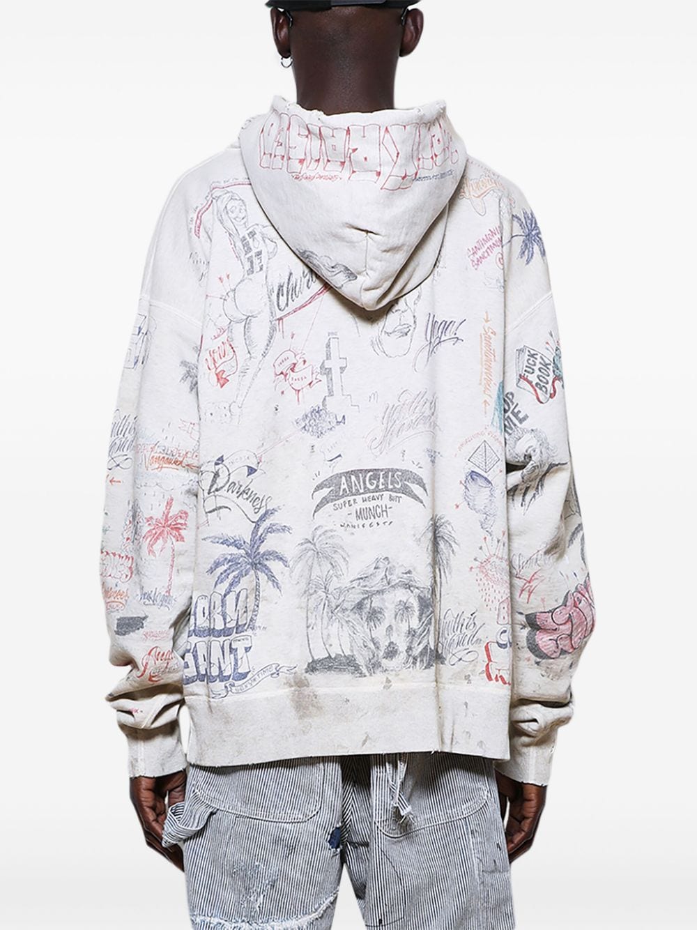 Saint Mxxxxxx SAINT MXXXXXX- Printed Cotton Hoodie