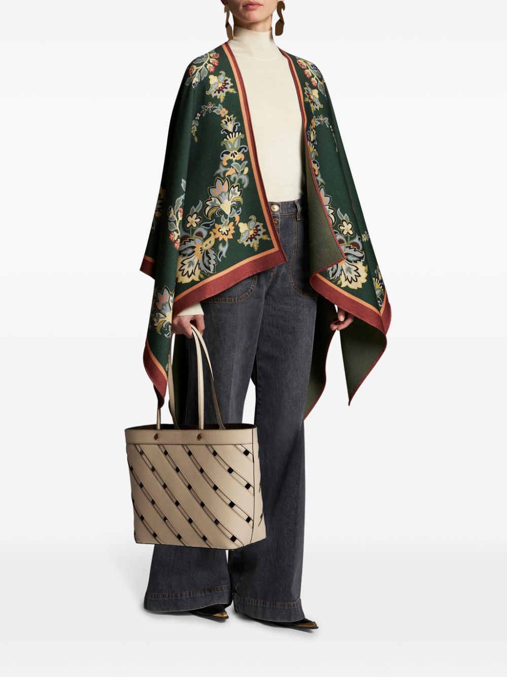 Etro ETRO- Wool Printed Cape