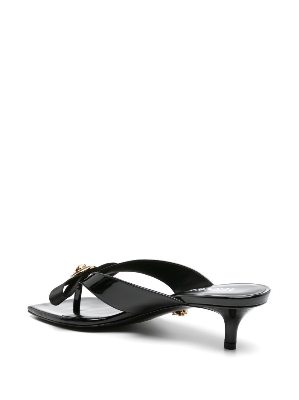 Versace VERSACE- La Medusa Patent Leather Sandals