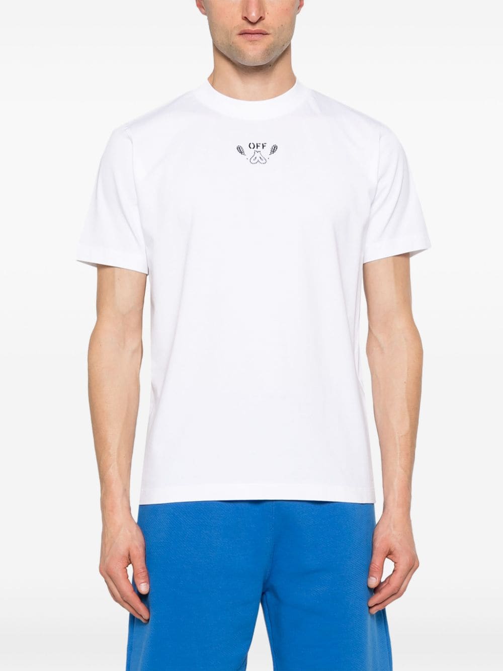 OFF-WHITE OFF-WHITE- Logo Cotton T-shirt