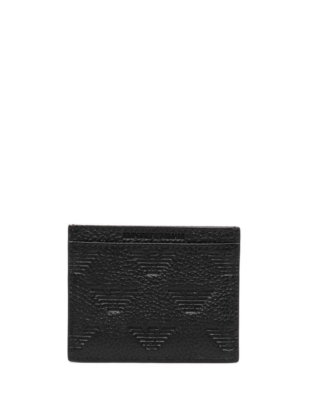 Emporio Armani EMPORIO ARMANI- Leather Credit Card Case