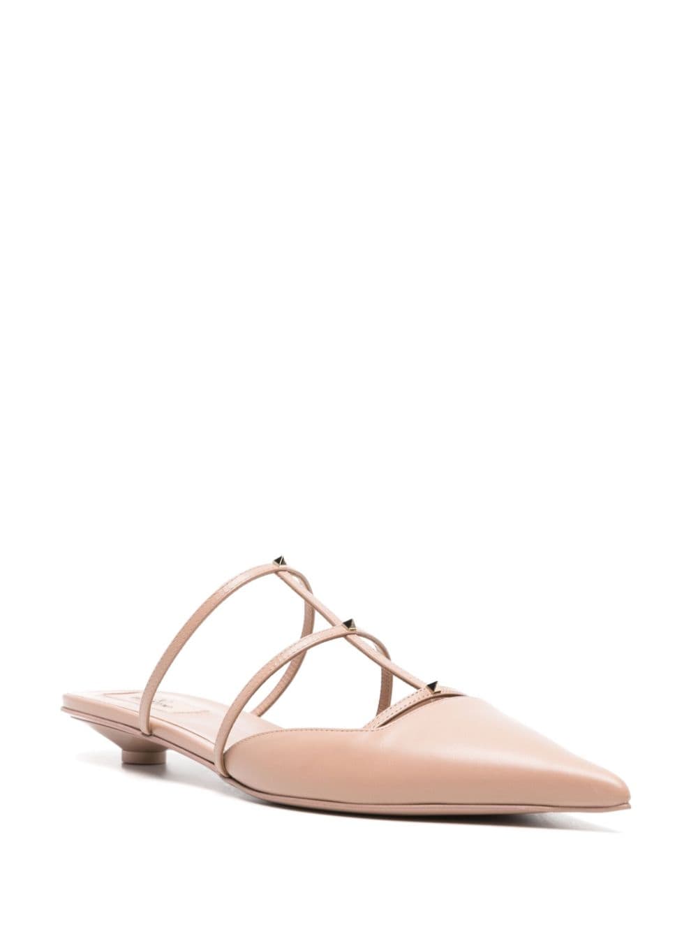 VALENTINO GARAVANI VALENTINO GARAVANI- Rockstud Wispy Leather Mules