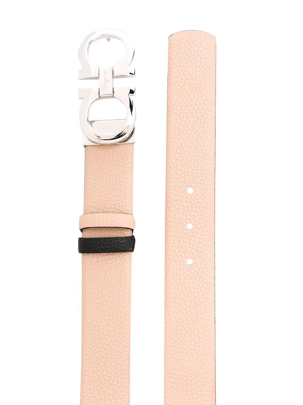 Ferragamo FERRAGAMO- Gancini Reversible Leather Belt