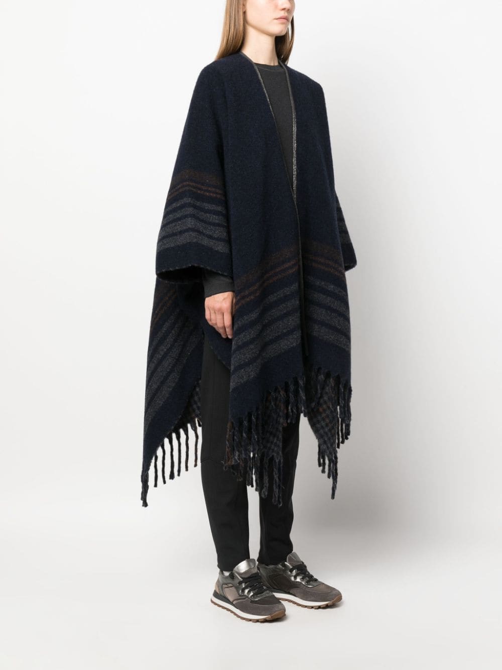 Brunello Cucinelli BRUNELLO CUCINELLI- Cashmere Blend Poncho