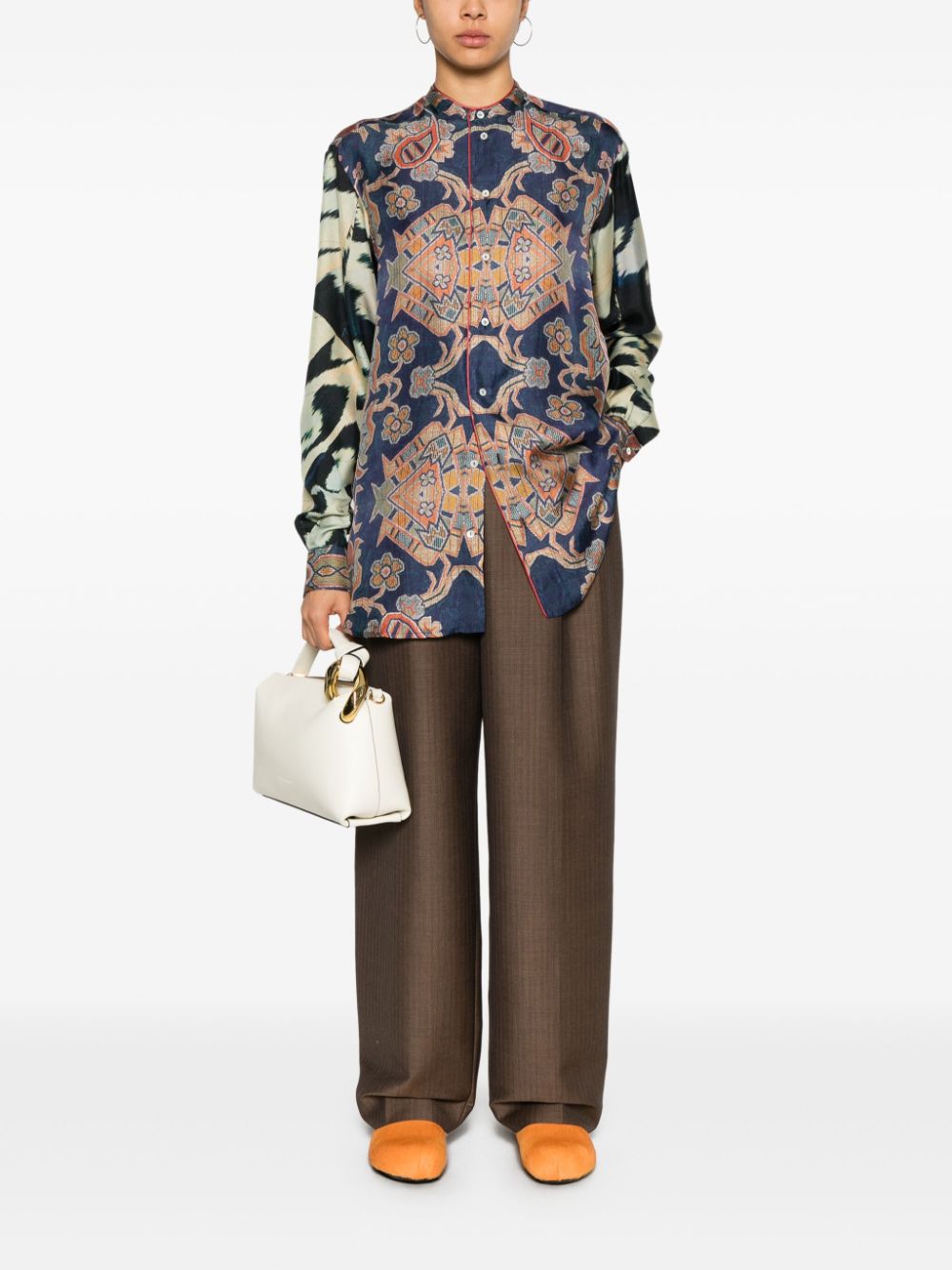 Pierre-Louis Mascia PIERRE-LOUIS MASCIA- Printed Silk Shirt