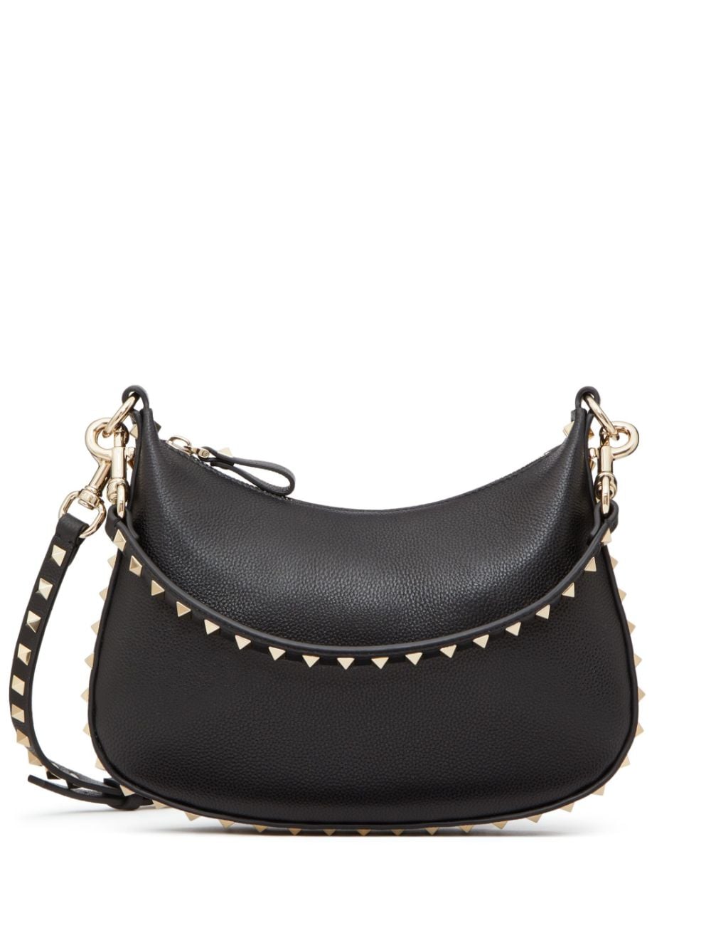 VALENTINO GARAVANI VALENTINO GARAVANI- Rockstud Small Leather Hobo Bag