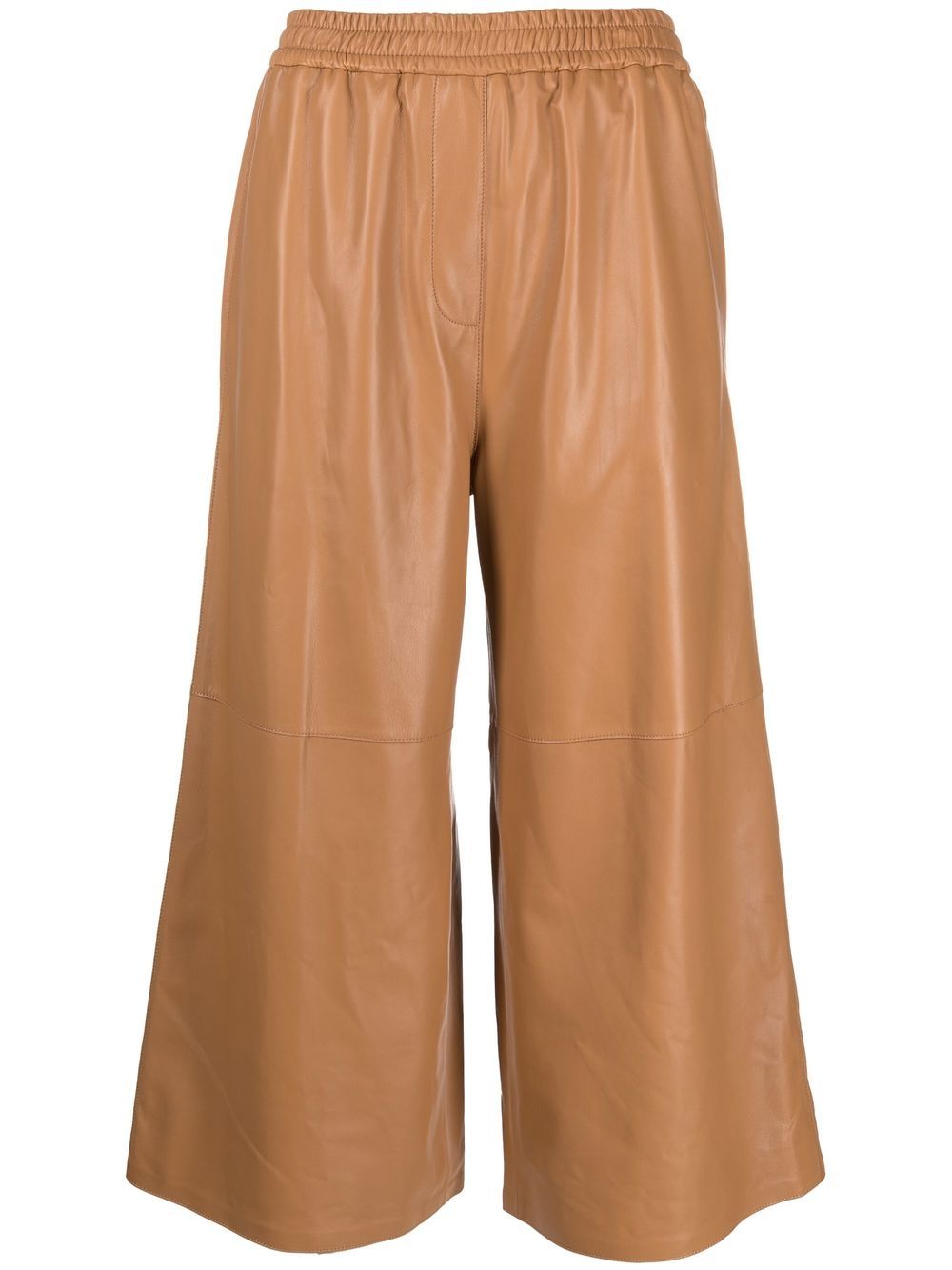 Loewe LOEWE- Cropped Leather Trousers