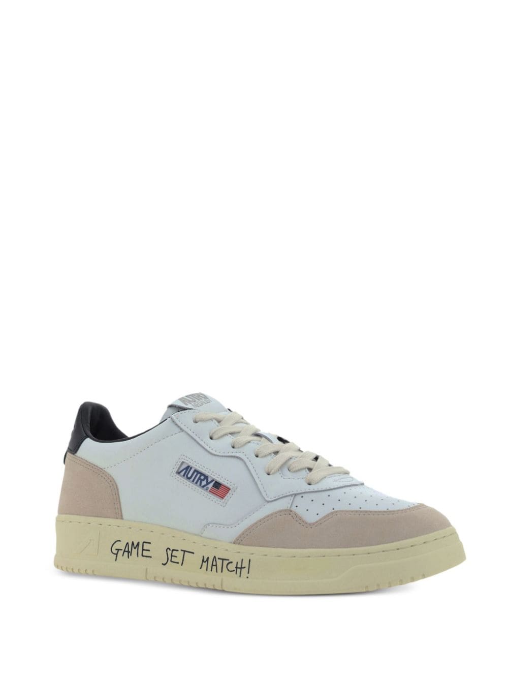 AUTRY AUTRY- Medalist Low Leather And Suede Sneakers