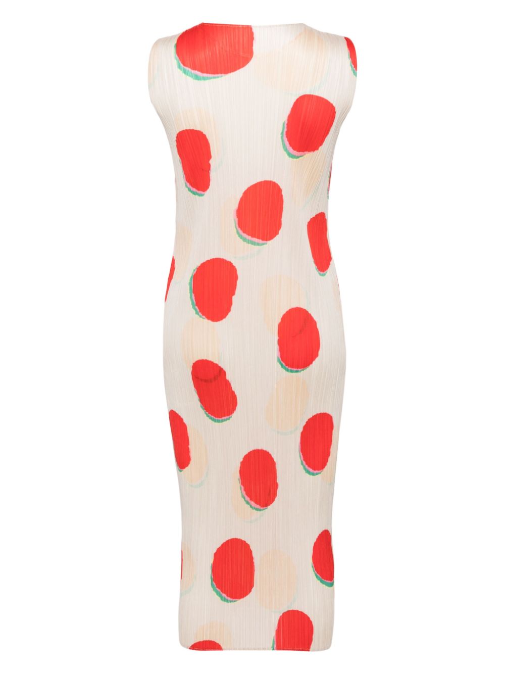 Pleats Please Issey Miyake PLEATS PLEASE ISSEY MIYAKE- Polka Dot Pleated Long Dress