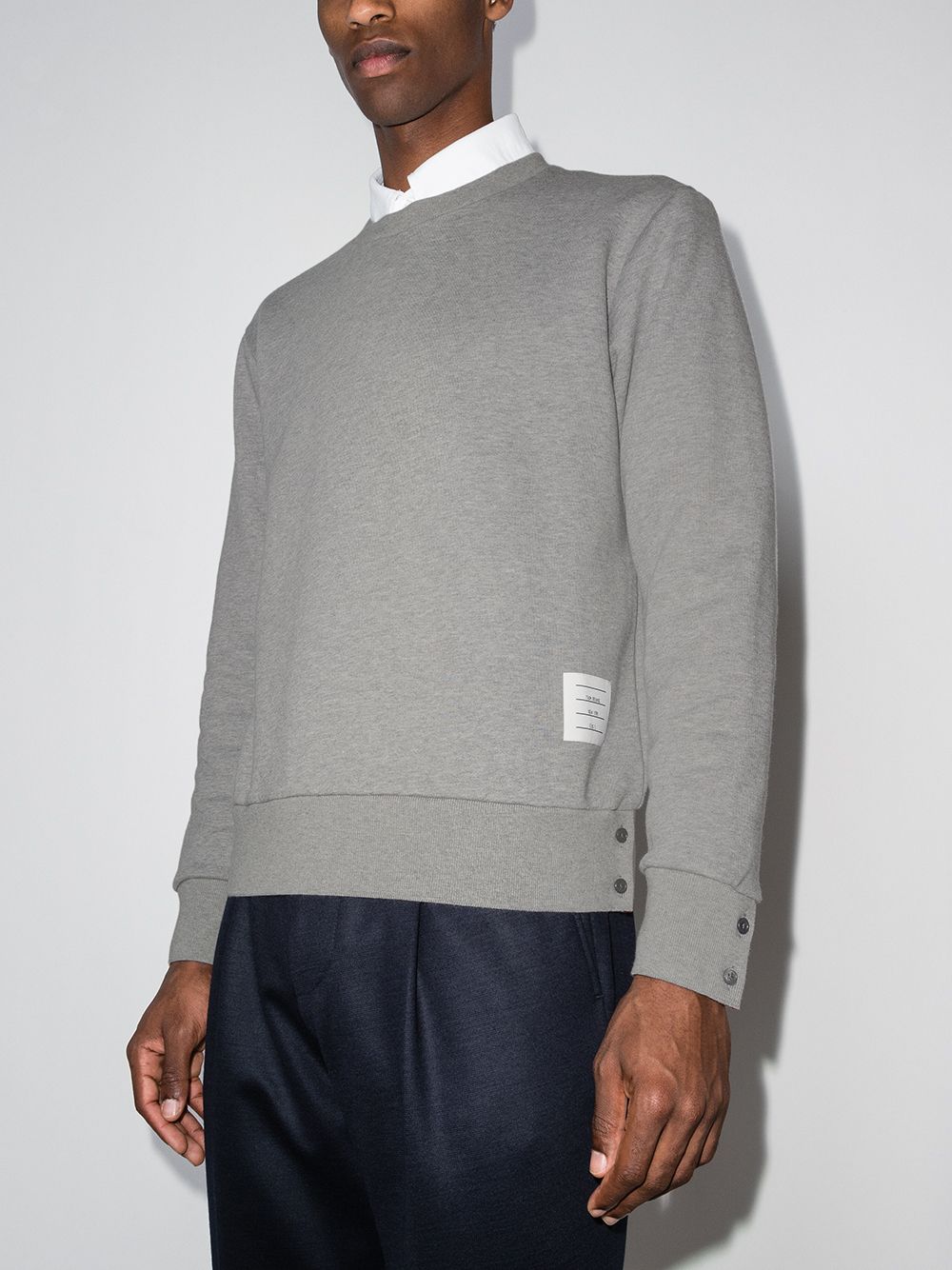 Thom Browne THOM BROWNE- Cotton Sweater With Logo