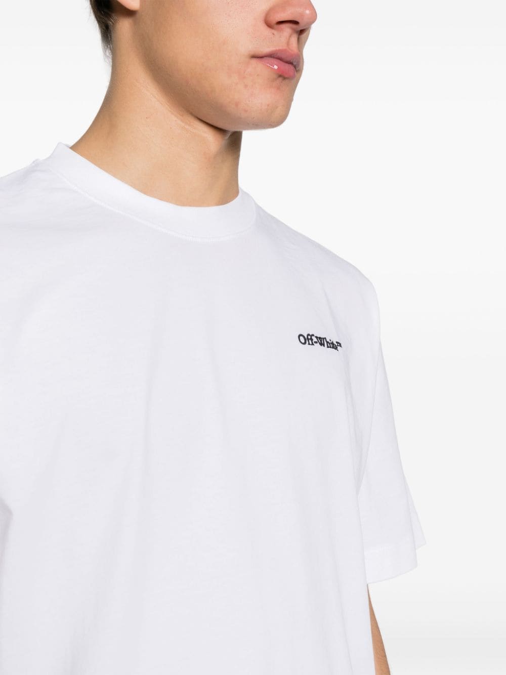 OFF-WHITE OFF-WHITE- Logo Cotton T-shirt