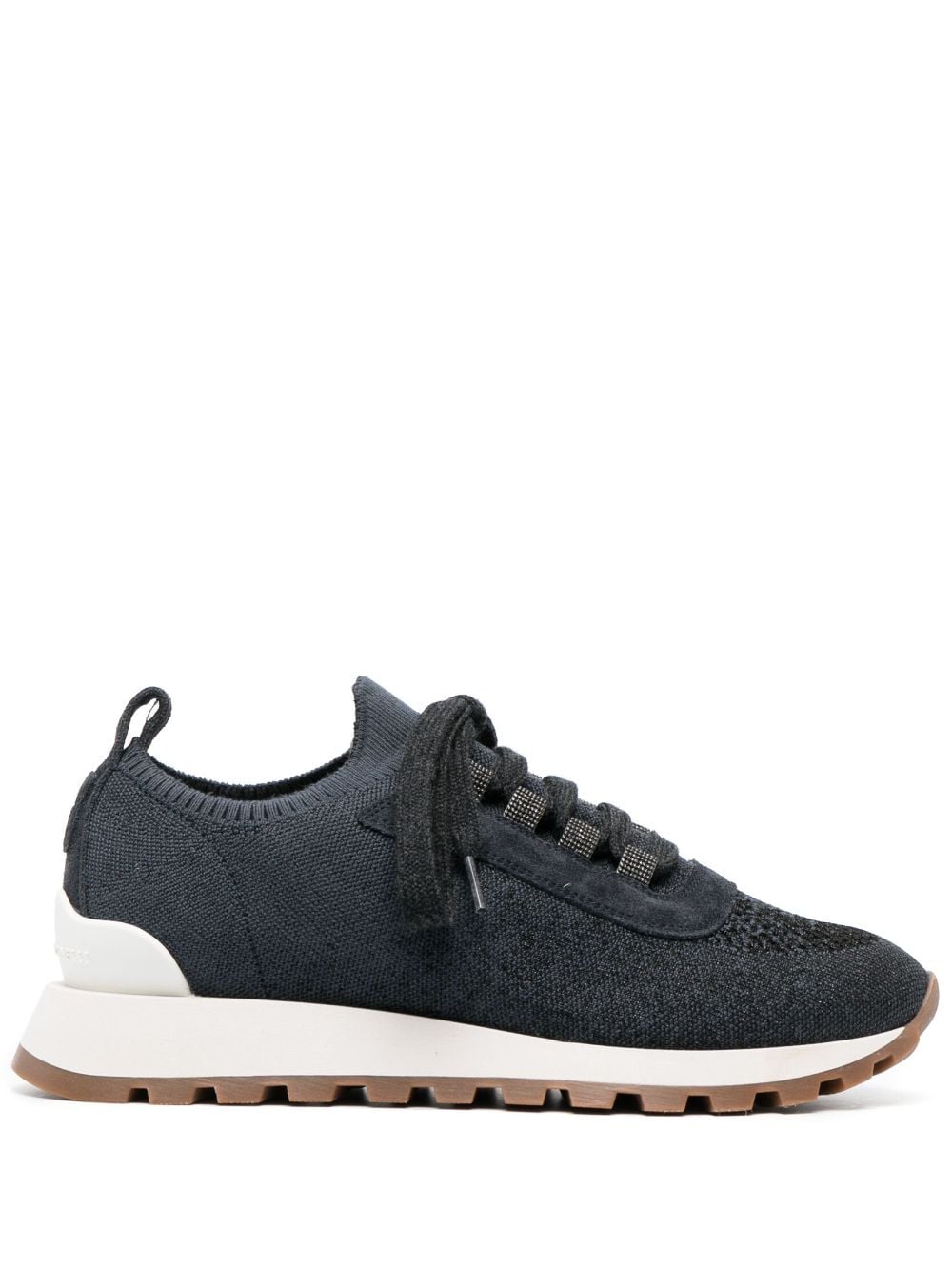 Brunello Cucinelli BRUNELLO CUCINELLI- Knitted Low-top Sneakers