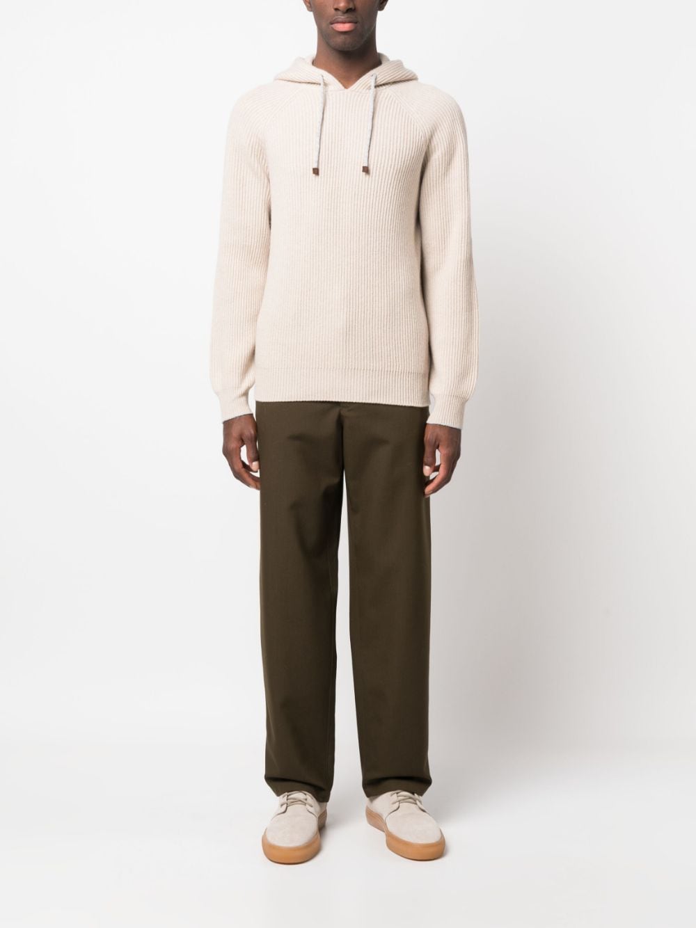 Brunello Cucinelli BRUNELLO CUCINELLI- Cashmere Hooded Sweater