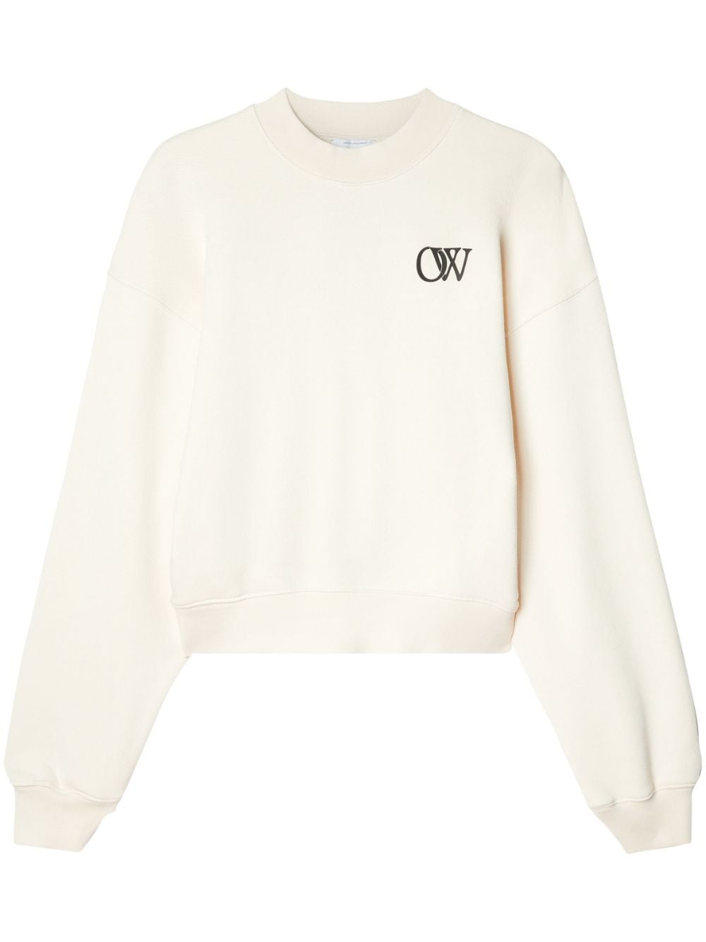 OFF-WHITE OFF-WHITE- Logo Cotton Sweatshirt