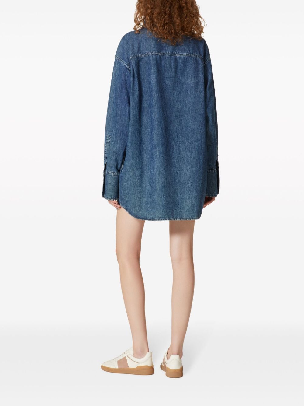 Valentino VALENTINO- Denim Shirtdress