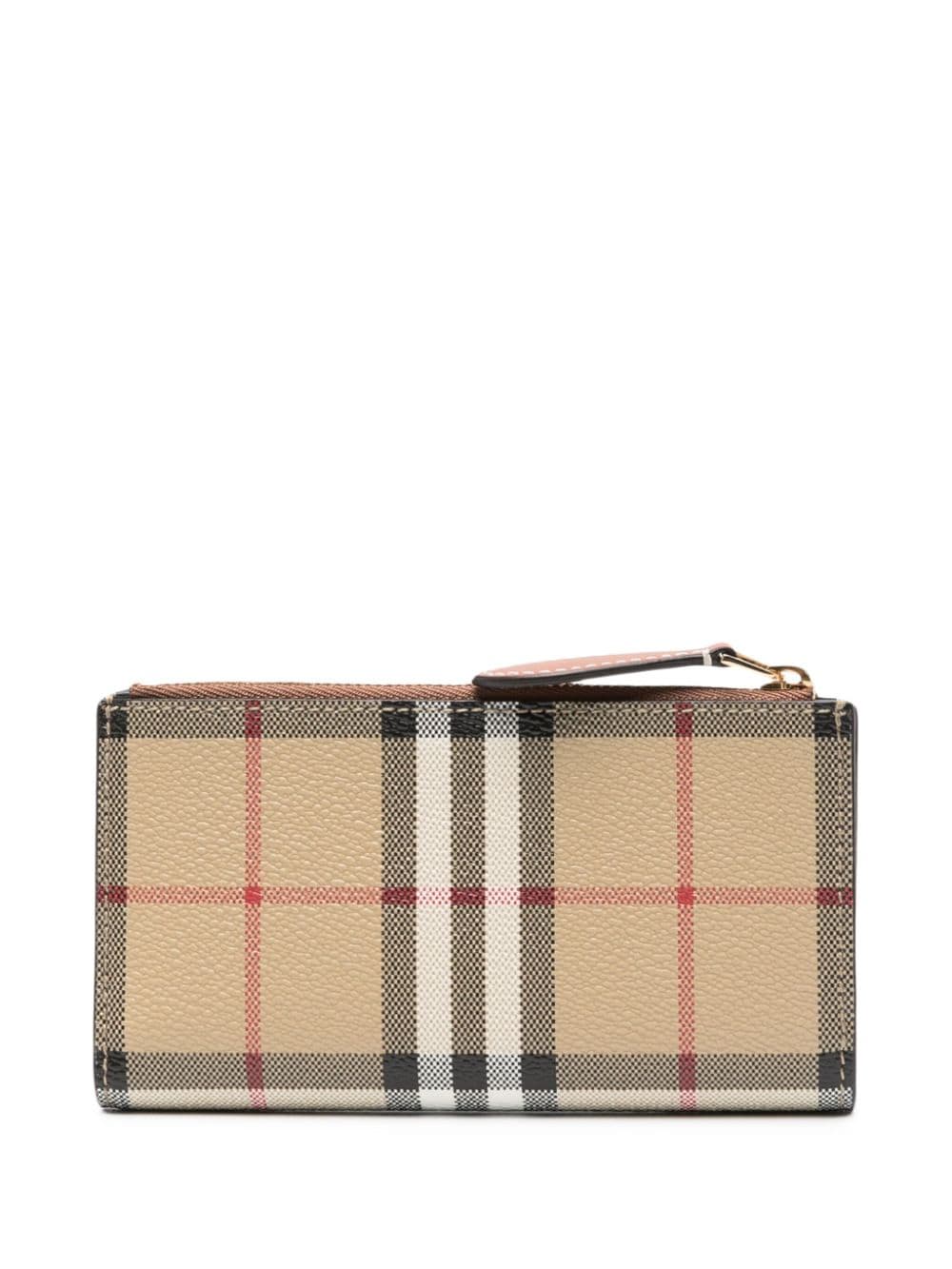 Burberry BURBERRY- Check Motif Continental Wallet