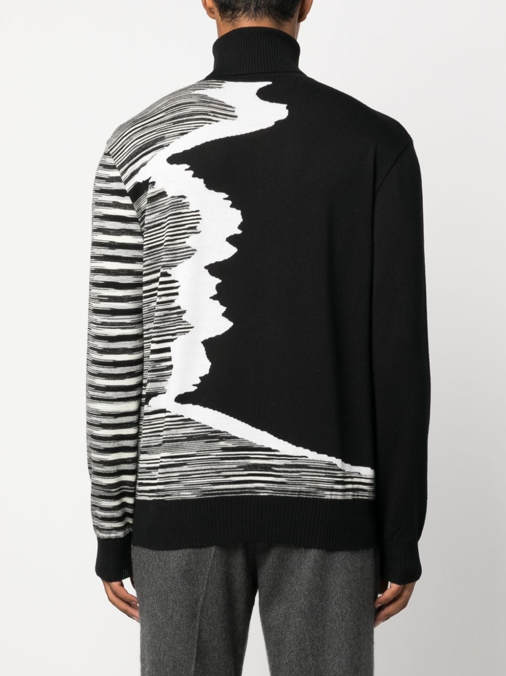 Missoni MISSONI- Space Dyed Wool Turtleneck Sweater