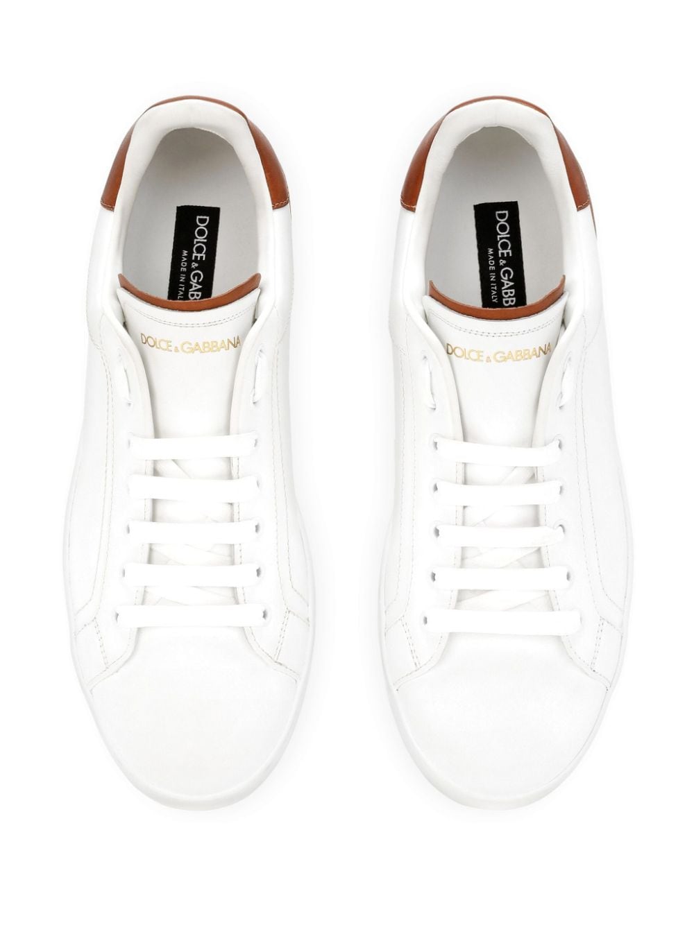 Dolce & Gabbana DOLCE & GABBANA- Portofino Leather Sneakers