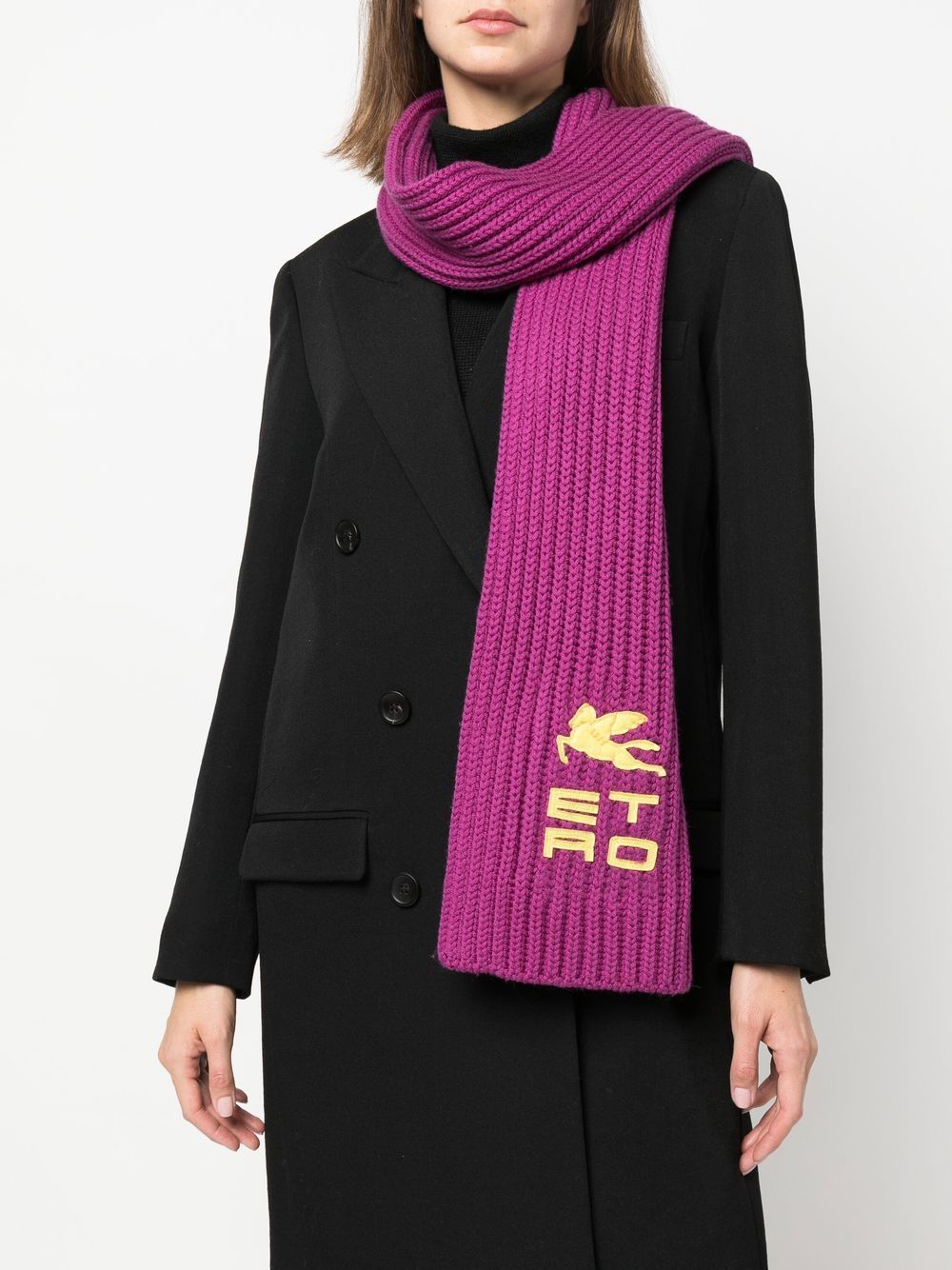 Etro ETRO- Logo Tricot Scarf