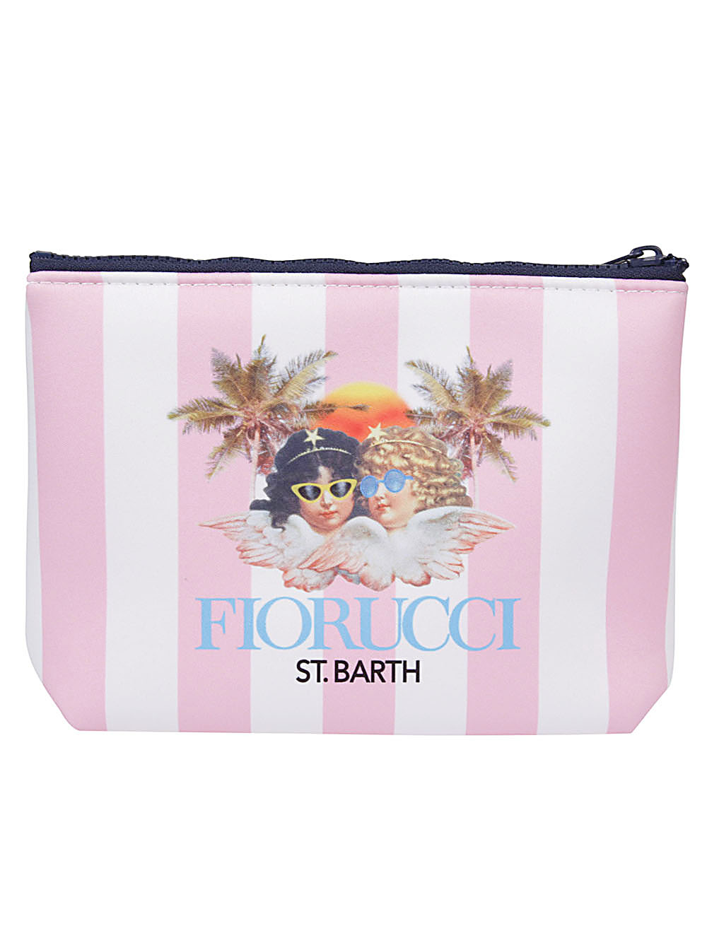 Mc2 Saint Barth MC2 SAINT BARTH- Fiorucci Print Scuba Clutch Bag