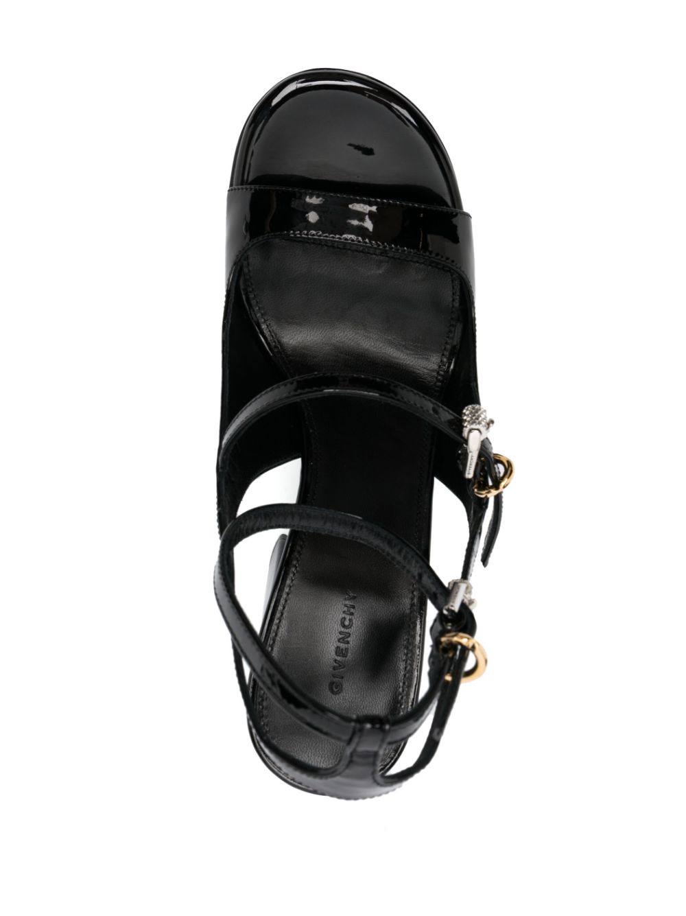 Givenchy GIVENCHY- Voyou Leather Heel Sandals